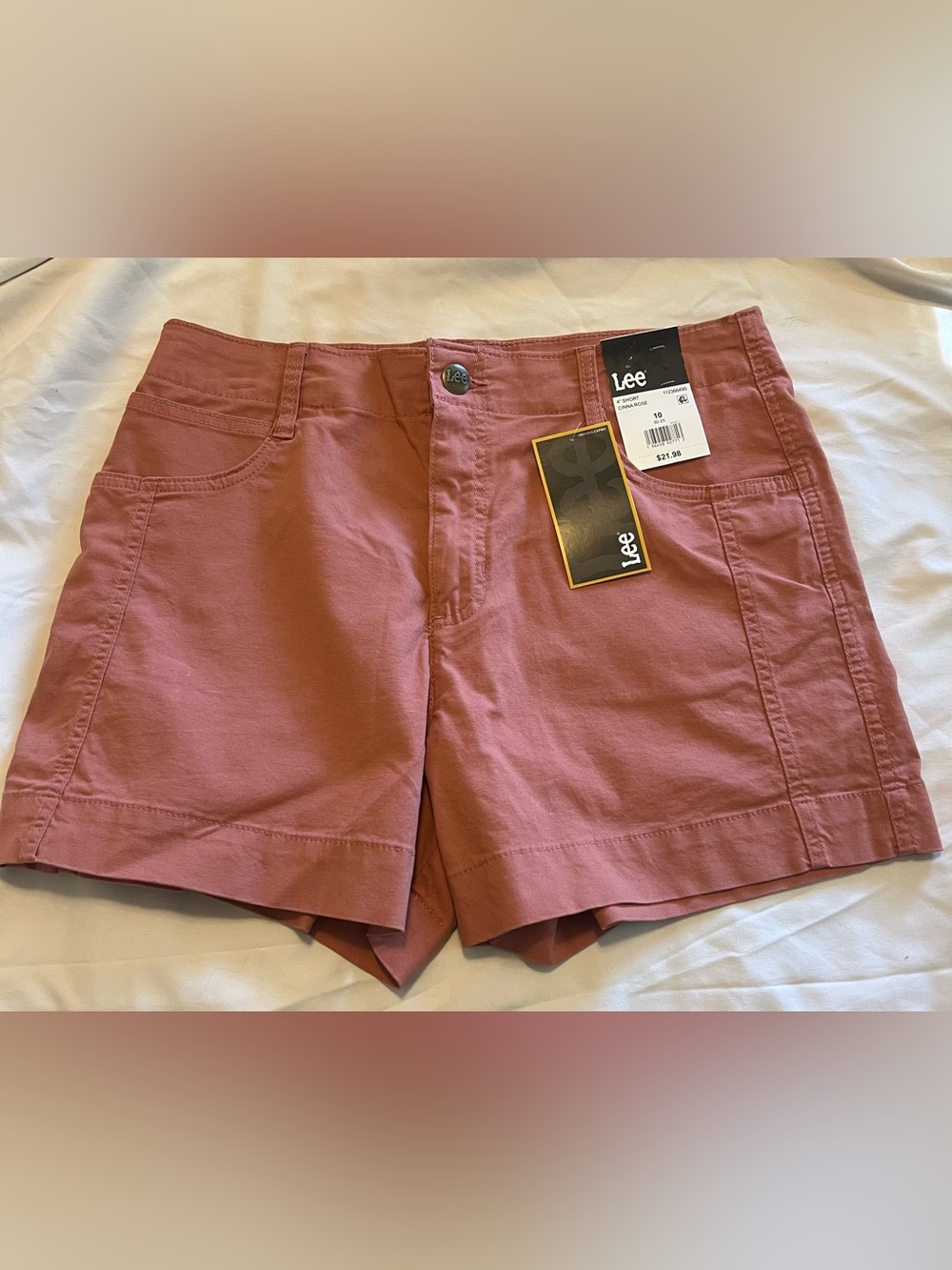Lee Women's Dusty Rose Utility Jean Shorts